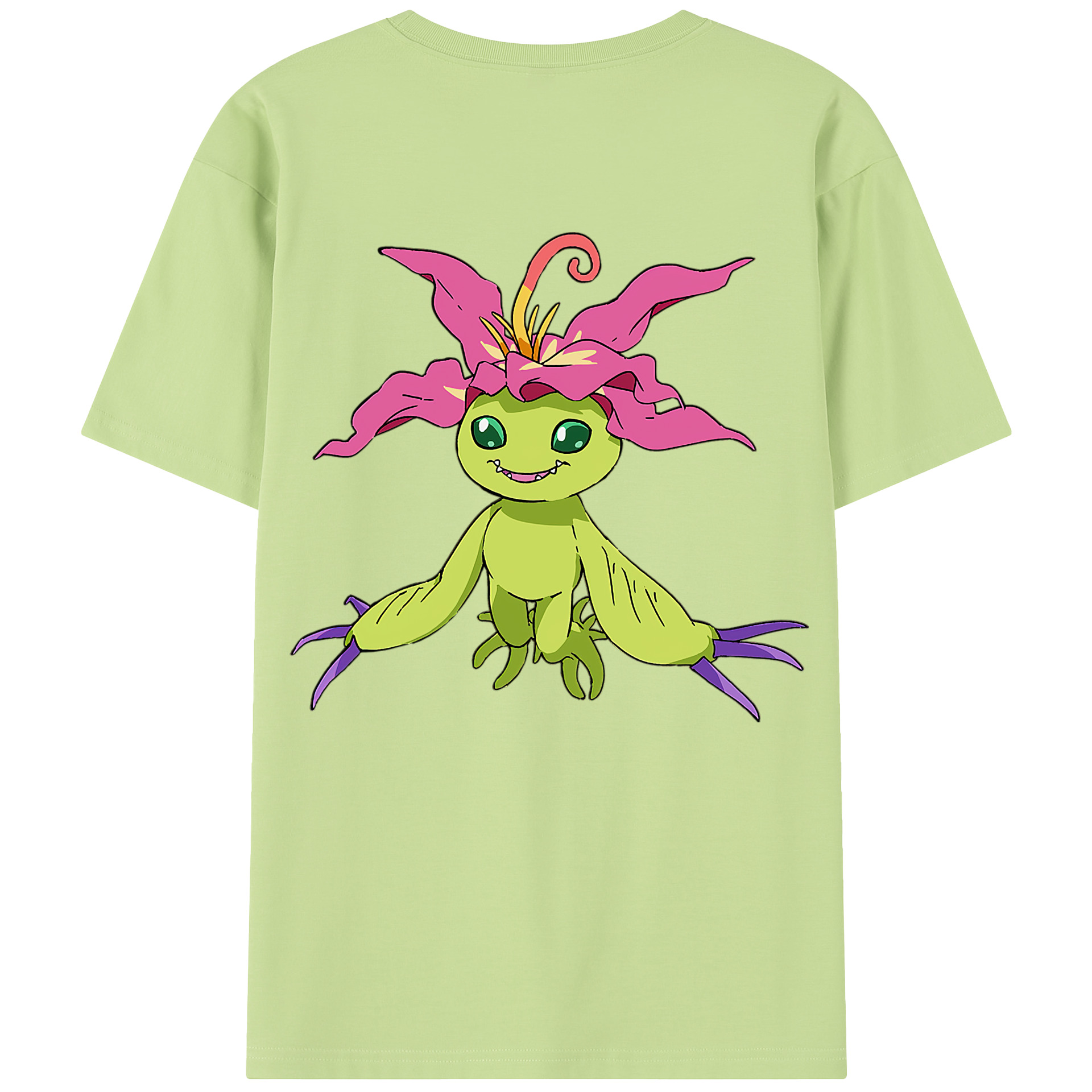 （画像用） Digimon デジタルモンスター/デジモン 綿100％半袖Tシャツ（背面プリント）